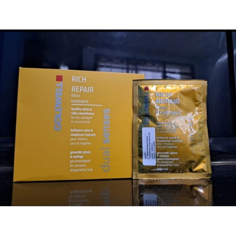 GOLDWELL DUALSENSES RICH REPAIR 60 SEC TREATMENT SACHET