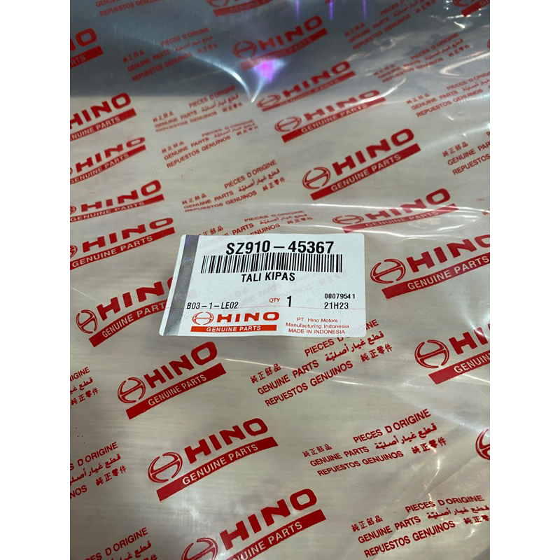 SZ910-45367 / SZ910 - 45367 / SZ910 45367 Fan Belt Hino Dutro Asli HOP