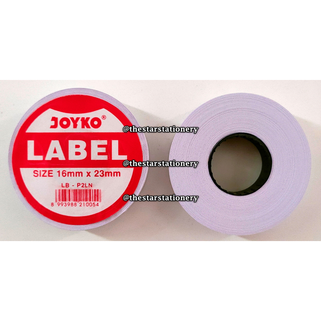 

(1 Biji) GROSIR Kertas Label Harga Joyko LB-P2LN / Price Label Roll Joyko 2 Baris Line Warna Putih