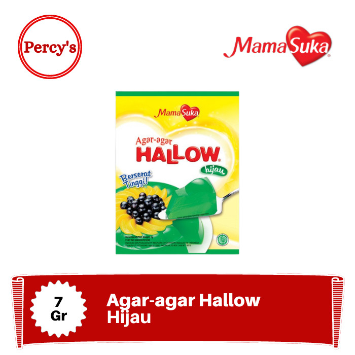 

Mamasuka Agar-agar Hallow Hijau 7 Gr