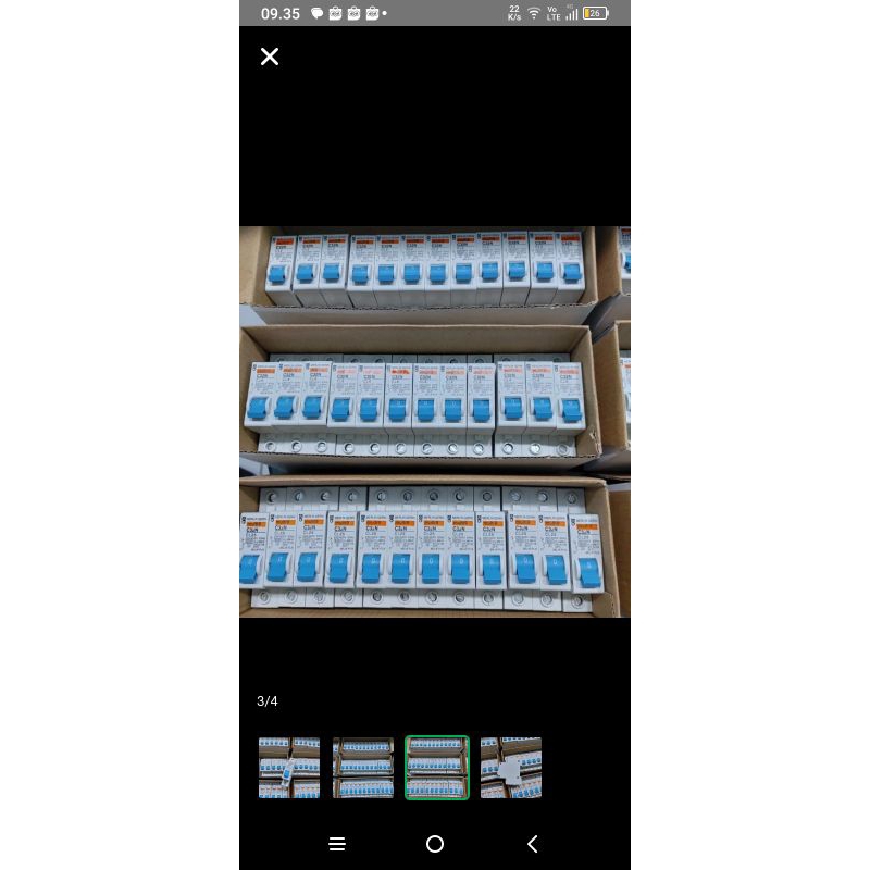 MCB Merlin Gerin 1Phase -4A