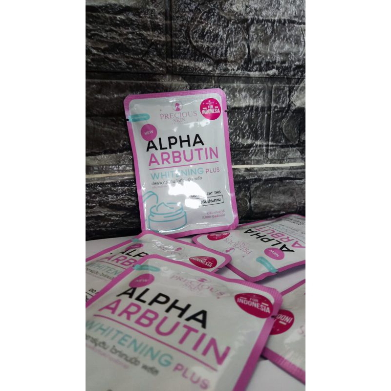 Alpha arbutin kapsul whitening, precious skin thailand