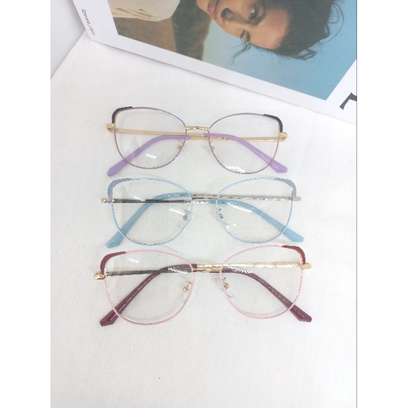 EVOLVEGLASSES ( PH-15 ) KACAMATA PHOTOCROMIC FRAME WANITA CATEYE NOSEPAD