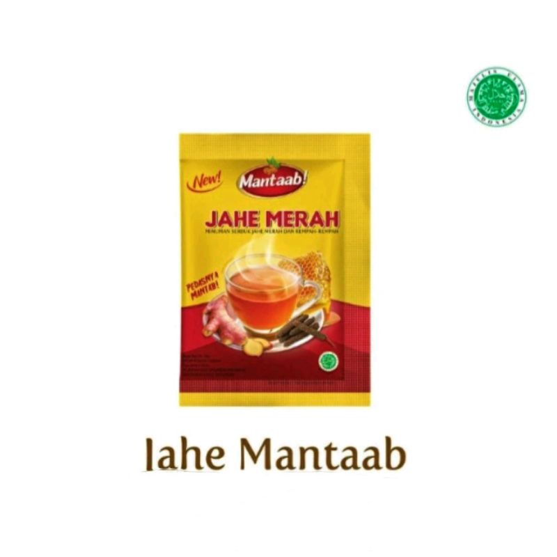 

Mantaap Jahe merah 1 sachet intra minuman kesehatan