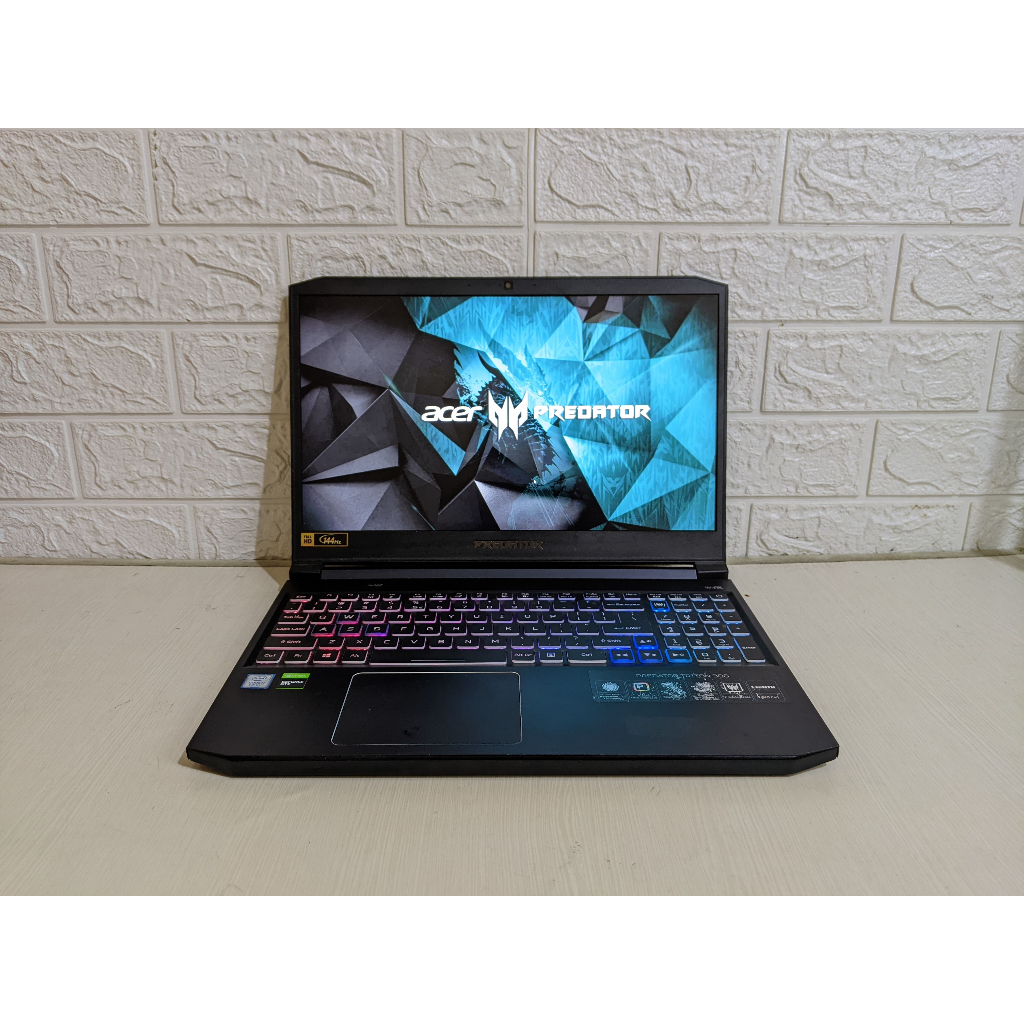 Acer Predator Triton PT315-51 Core i7 Gen 9 Nvidia GTX 1650 RAM 16GB SSD 512GB Laptop Gaming Second