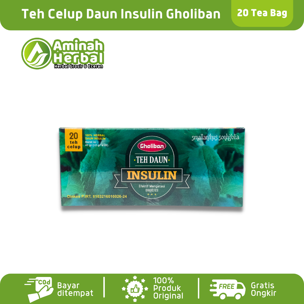 

Teh Celup Daun Insulin Gholiban