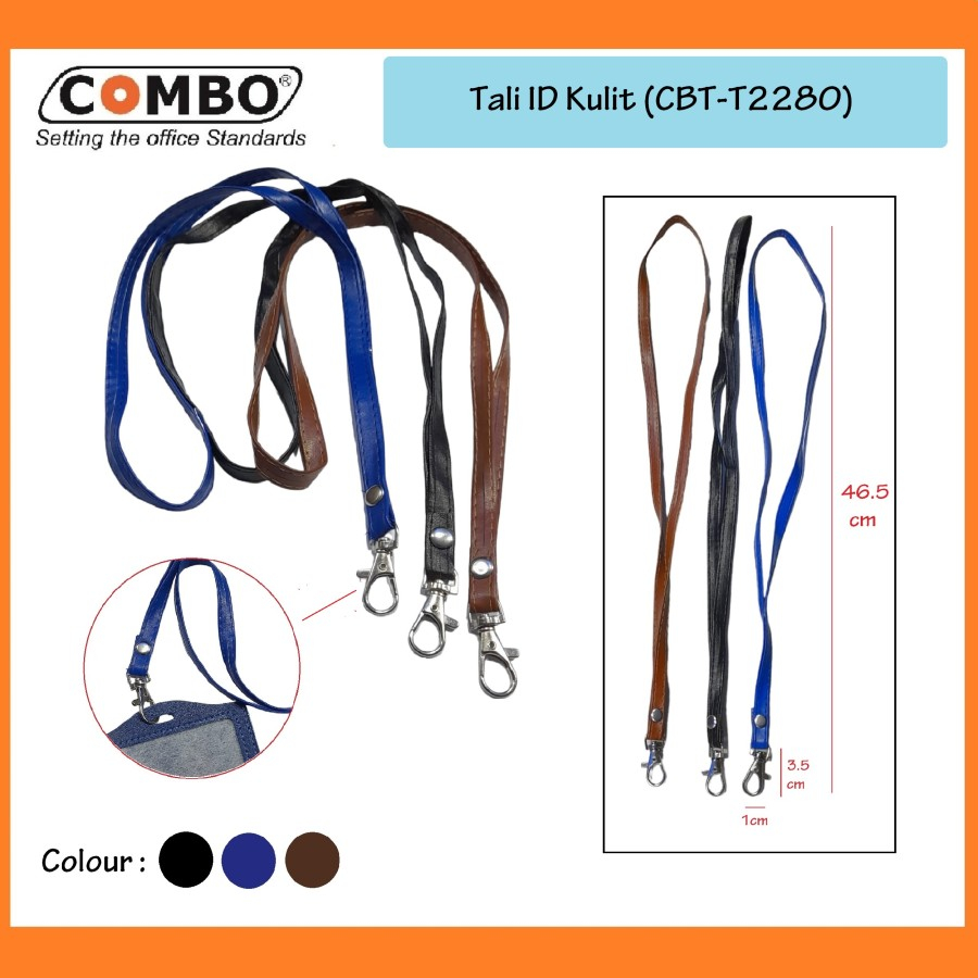 

Tali ID Card Kulit / Tali Name tag / Gantungan Kartu T2280