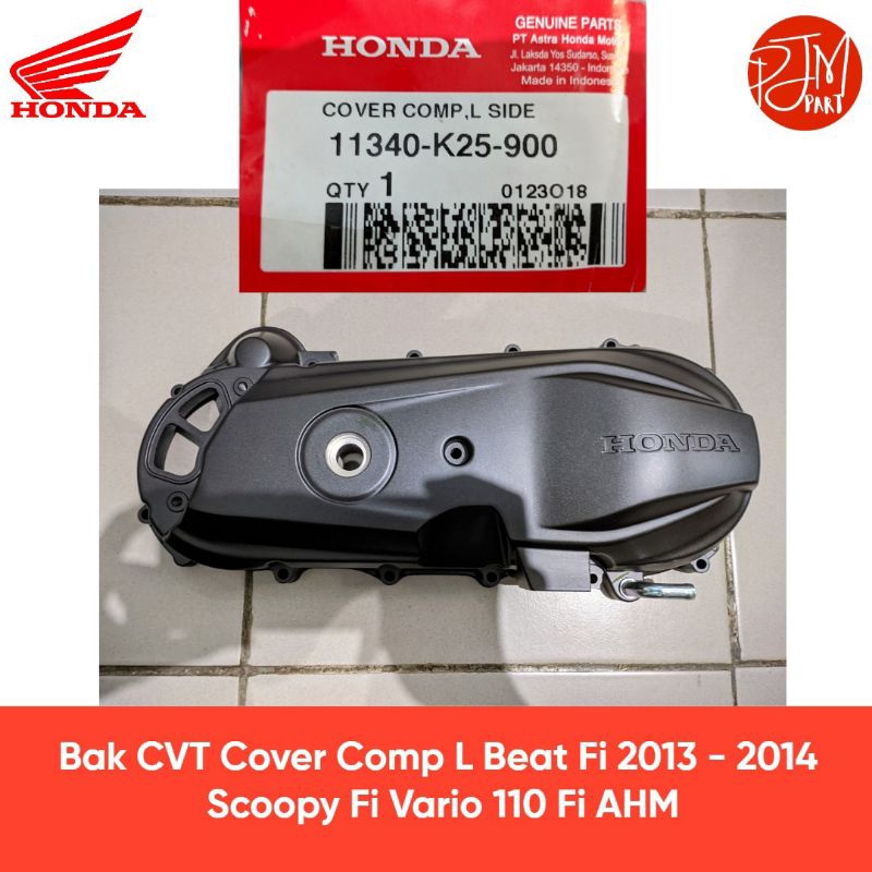 11340-K25-900 Bak CVT Cover Comp L Beat Fi 2013 - 2014 Scoopy Fi Vario 110 Fi AHM