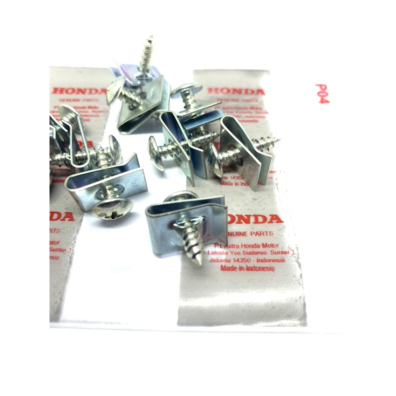 baut klip body all motor honda series original per 10 pcs