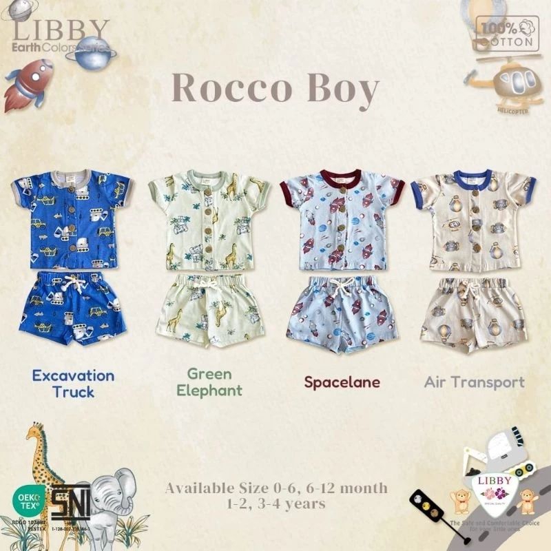 Libby Rocco Set Pendek