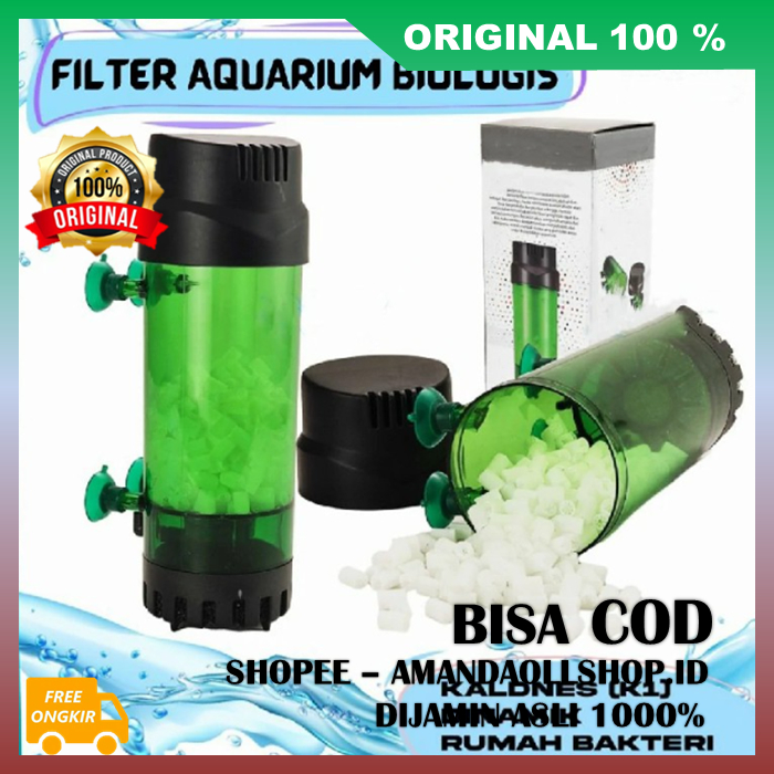 Filter Aquarium Biologis Filter Thermos Kaldness Moving Bed 100% ASLI