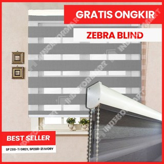 Zebra Roller Blind SHARP POINT Tirai Jendela Gulung Korea Kerai Krey Krei Gorden Jendela Minimalis