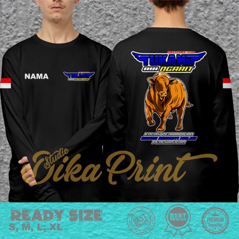 Kaos Tukang Ngarit Indonesia Peternak Sapi Keren