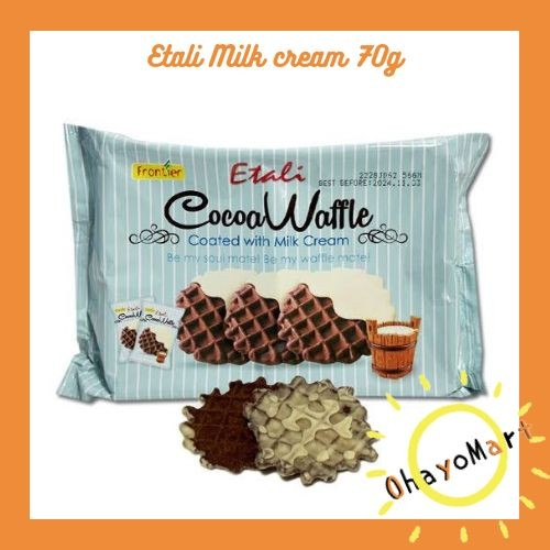 

Etali Cocoa Waffle coated milk cream / Cokelat wafel krim susu 70grm