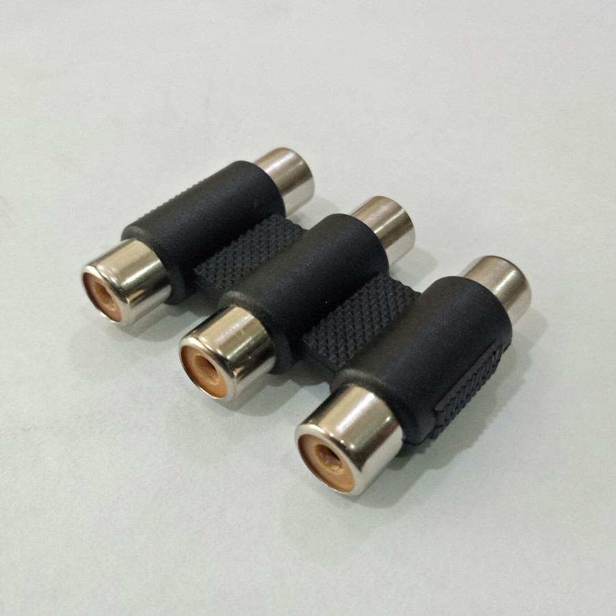 Jack Sambungan Audio 3 RCA to 3 RCA