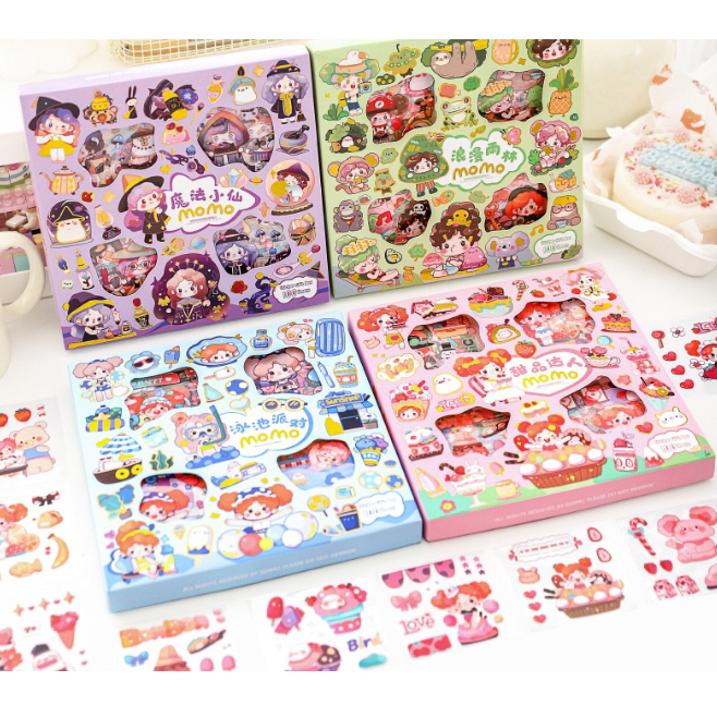 

Stiker MOMO NEW 100 lembar Lucu Sticker Model BARU Grosir Murah Jakarta