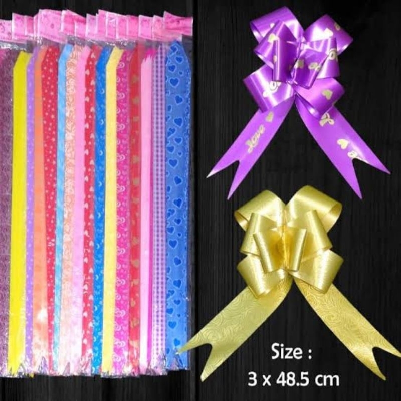 

Pita serut untuk kado dan dekorasi pesta