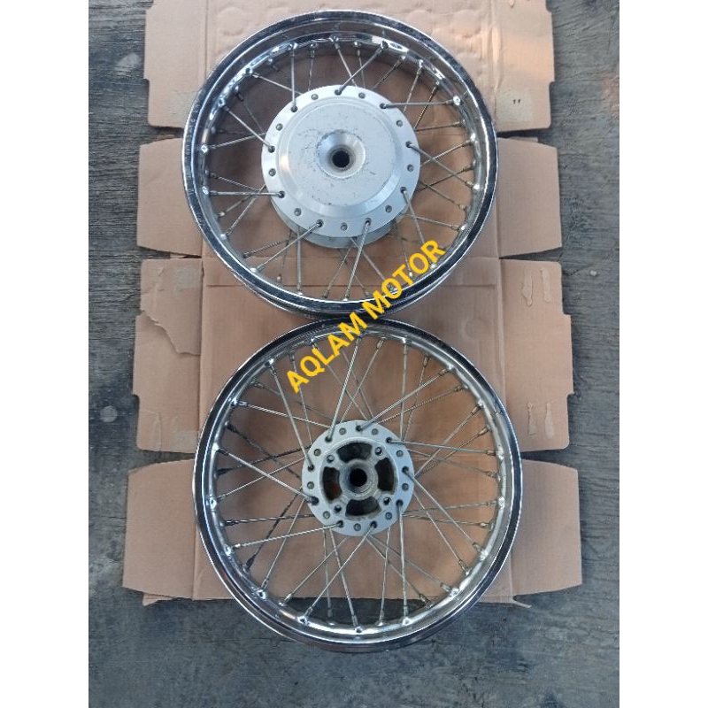 Velg jari jari ring 14 depan belakang beat karbu, Vario karbu pnp semua Honda 110cc / Original copot