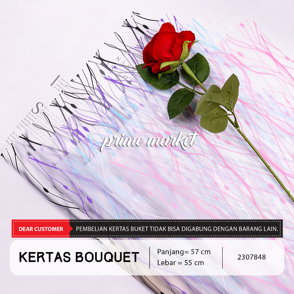 

Kertas Buket Motif Line Wave Buket Bunga Flower Wrapping Kertas Bunga Flower Paper Cellophane (2307848)