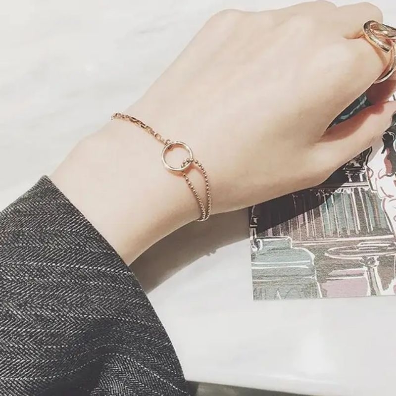 Gelang Rantai Serut Gelang Rantai Korea Gelang Rantai Titanium Gelang rantai italy