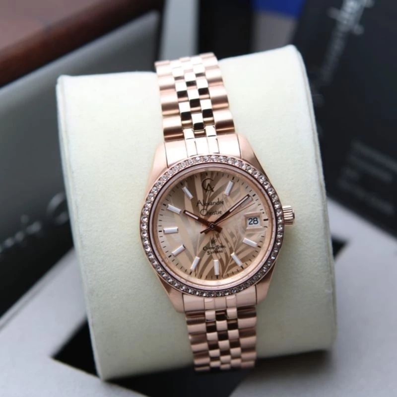 Promo Jam Tangan Arloji Wanita Cewek Cewe Alexander / Alexandre Christie Christi Kristi AC 5012 LD A
