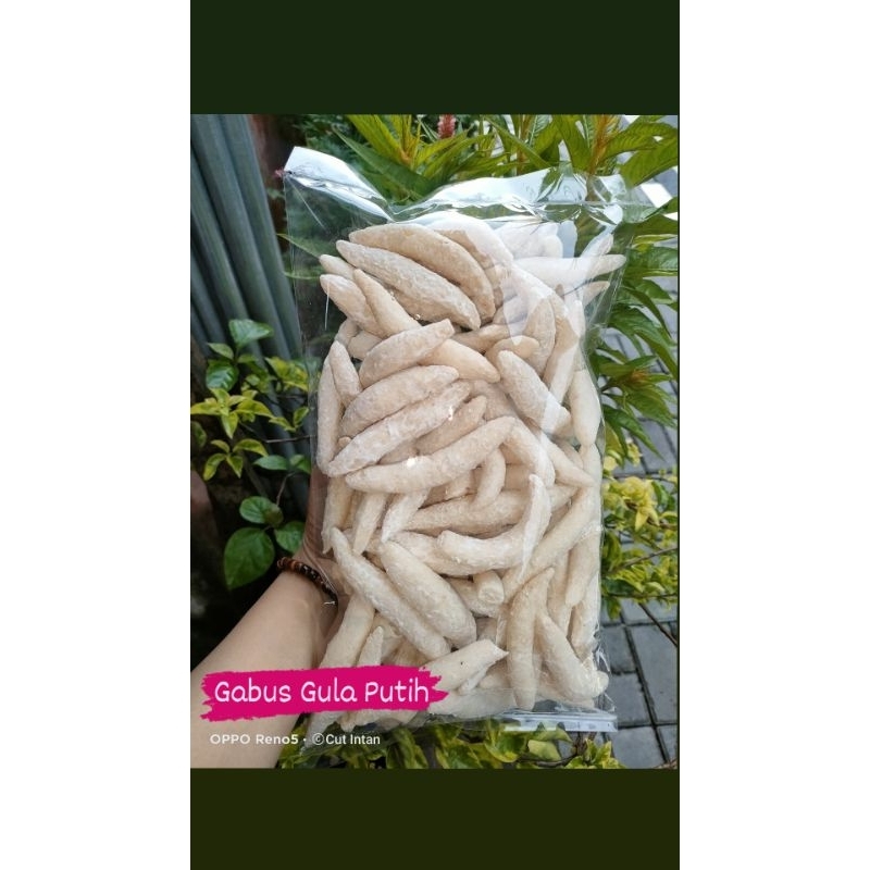 

Gabus gula putih - cut intan snack