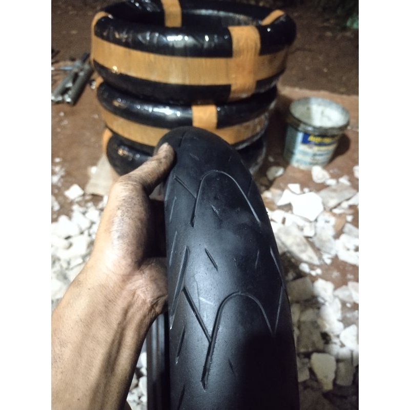 BAN DEPAN TUBLES MERK CORSA UK 80/90 RING 14 COPOTAN