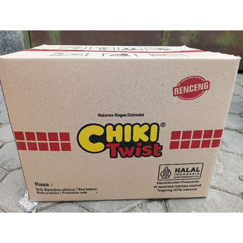 

ciki twist pedas 1 dus isi 6 renceng eceran 2000