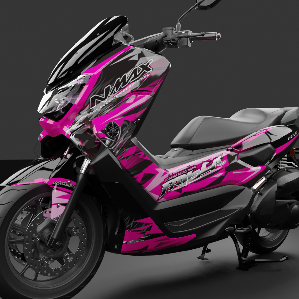 decal nmax pink keren produckt exstudio