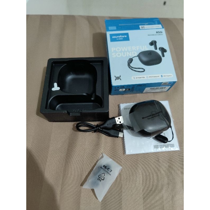 soundcore R50i  angker  powerbass up earphone tws second like new headphones wireless