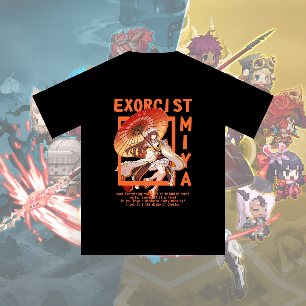 Kaos Guardian Tales MIYA Cotton Combed 30s