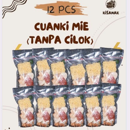 

12 PCS CUANKI MIE PAKET RESELLER