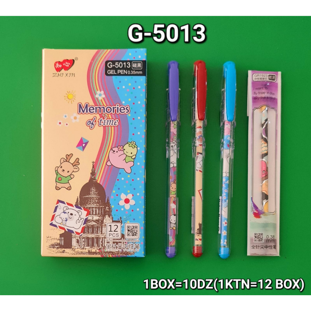 

Pulpen Gel Hitam Zhi Xin G-5013