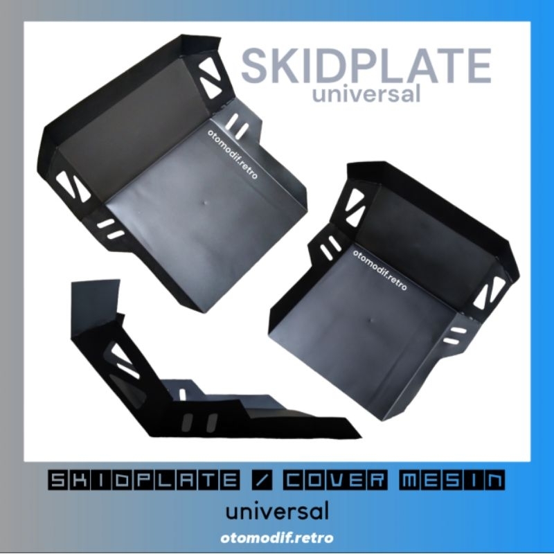 SKIDPLATE Cover Mesin Universal Cover Engine Guard Tiger Byson Megapro Scorpio Thunder Pulsar CB Ver