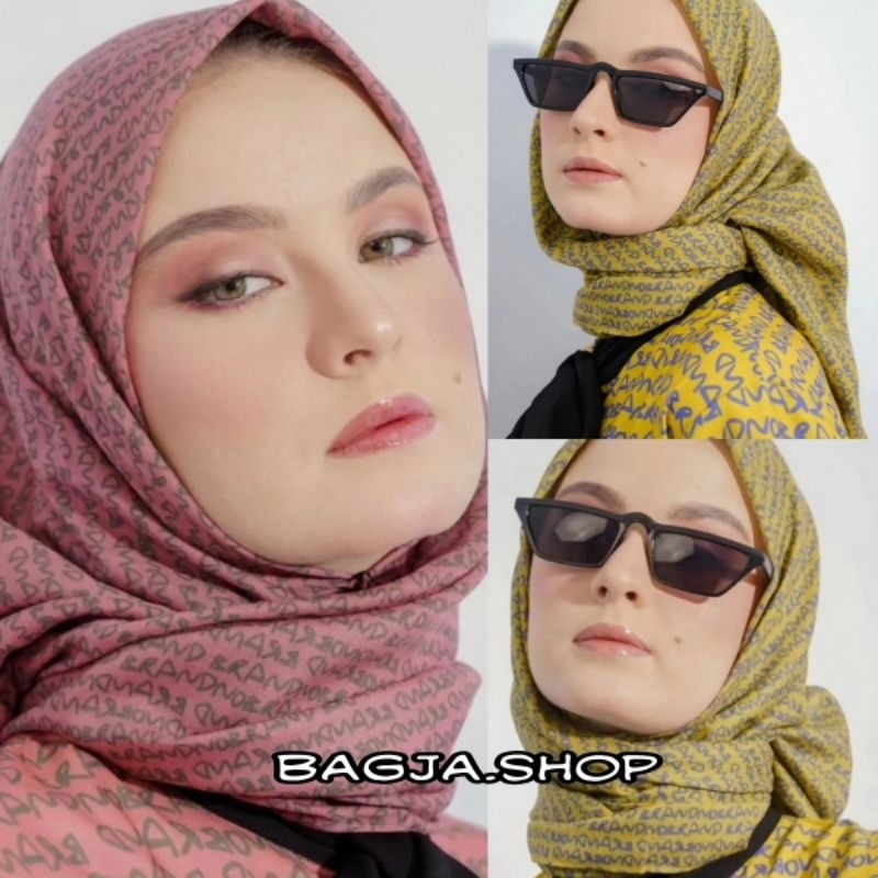 SALE Brand No Brand New Flint Monogram Scarf BNB