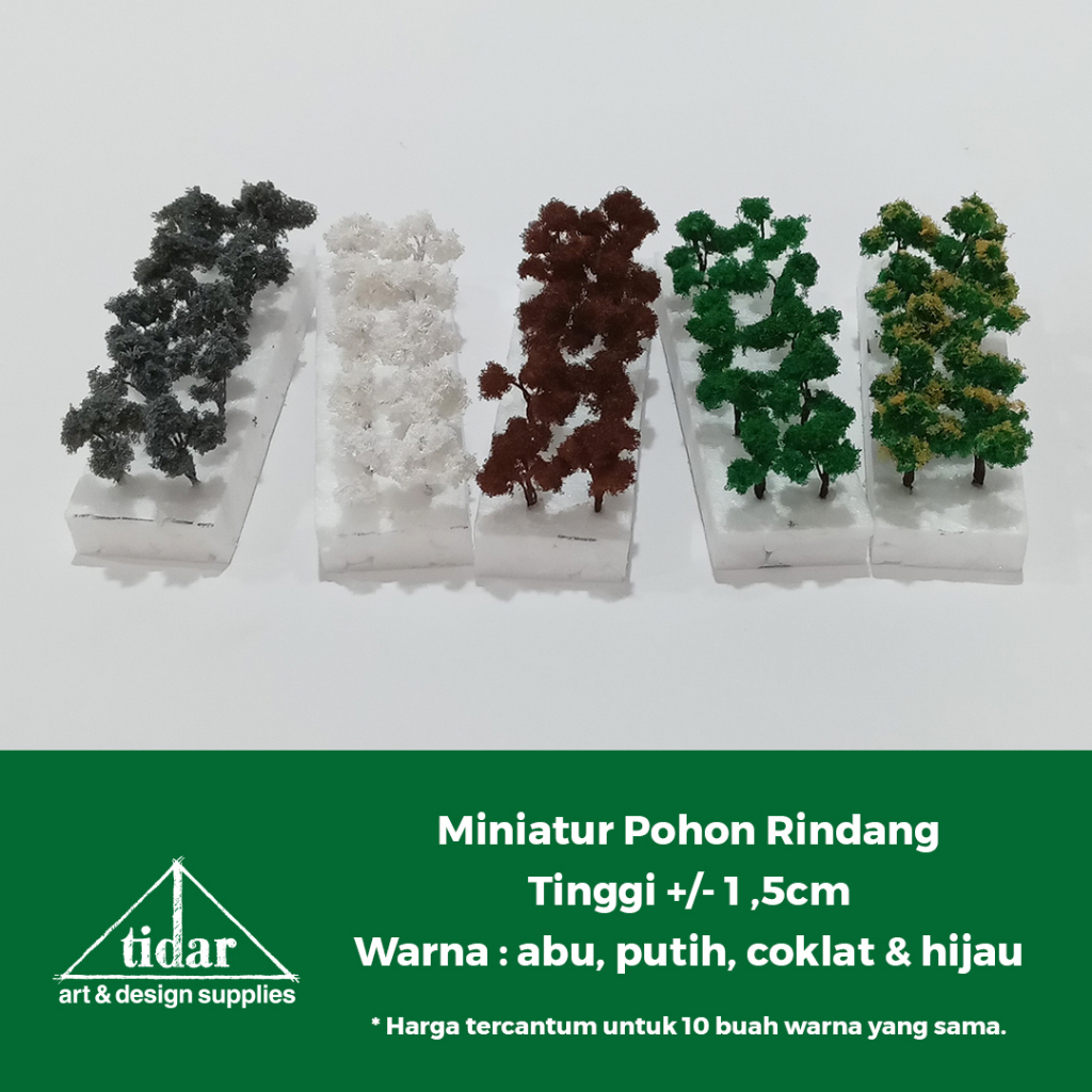

[MR] MH - Miniatur Pohon Cabang Tinggi 1,5 CM - Tanaman Rindang - Maket Beringin