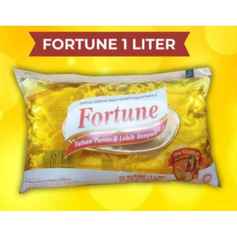 

FORTUNE minyak goreng 1L pillow