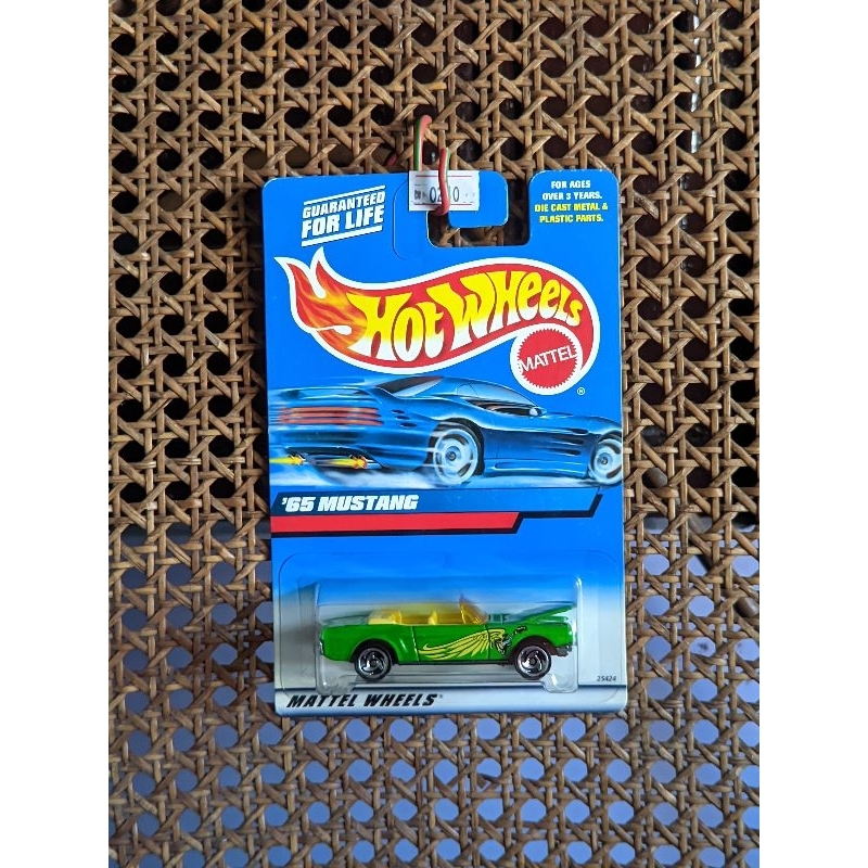 hotwheels hw 65 mustang hijau open kap blue card lawas jadul retro