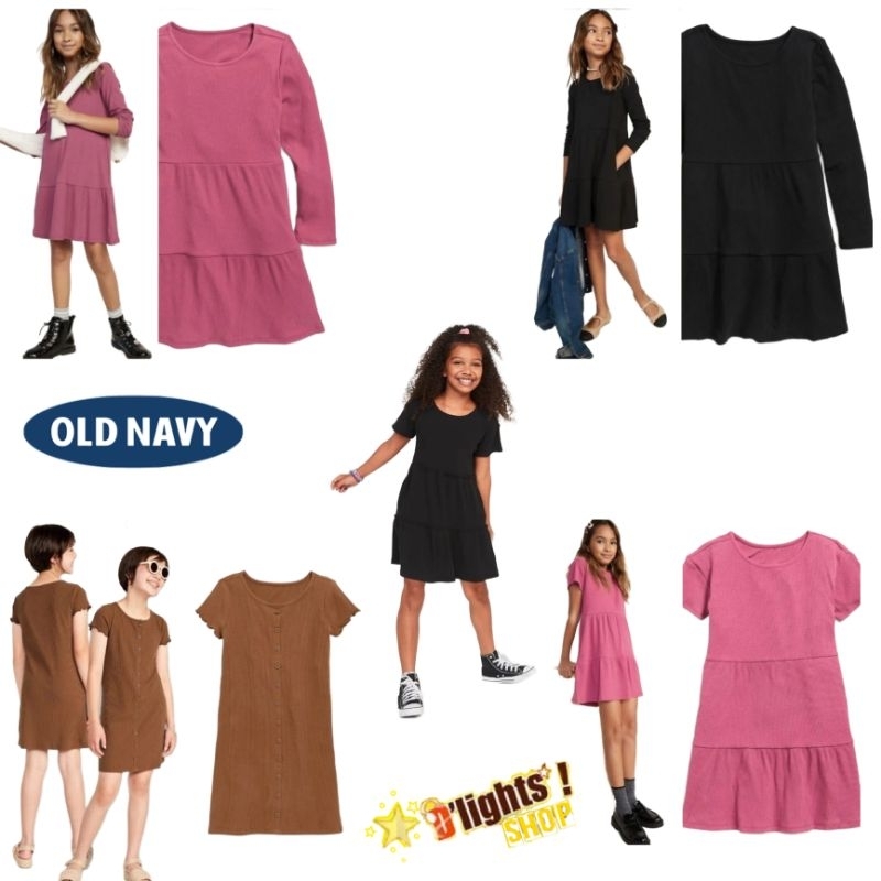 dress pendek rib old navy