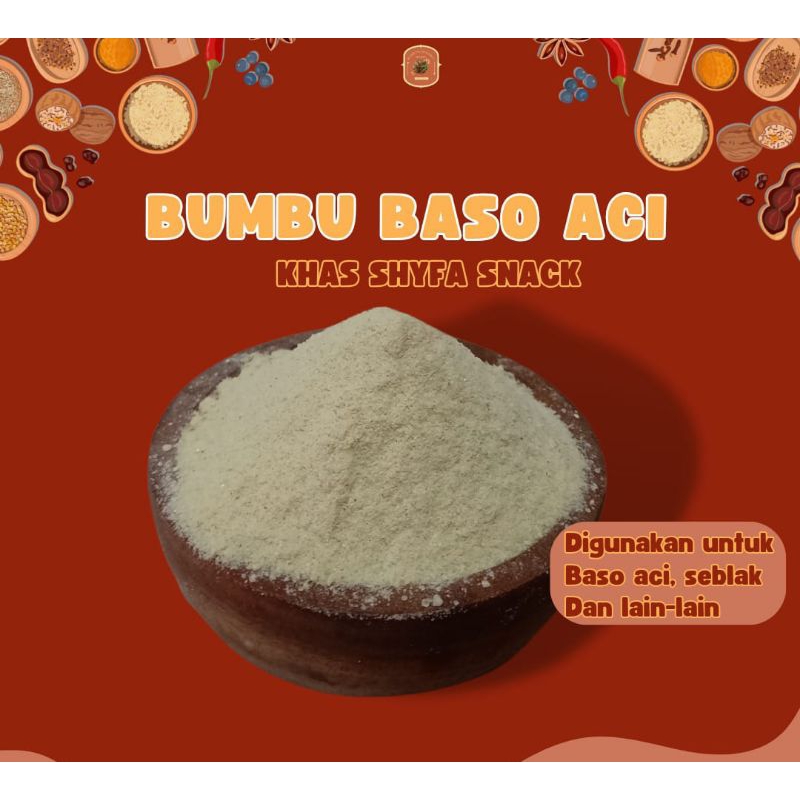 

BUMBU BASO ACI, SEBLAK, CUANKI 100 GRAM BY SHYFA SNACK