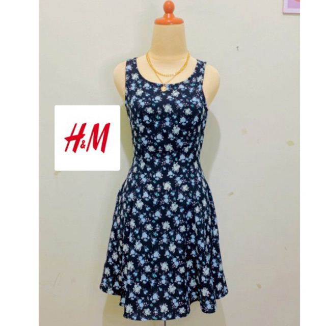 Dress midi mini formal casual model kutung Motif bunga floral flower tropis bahan polyester warna hi