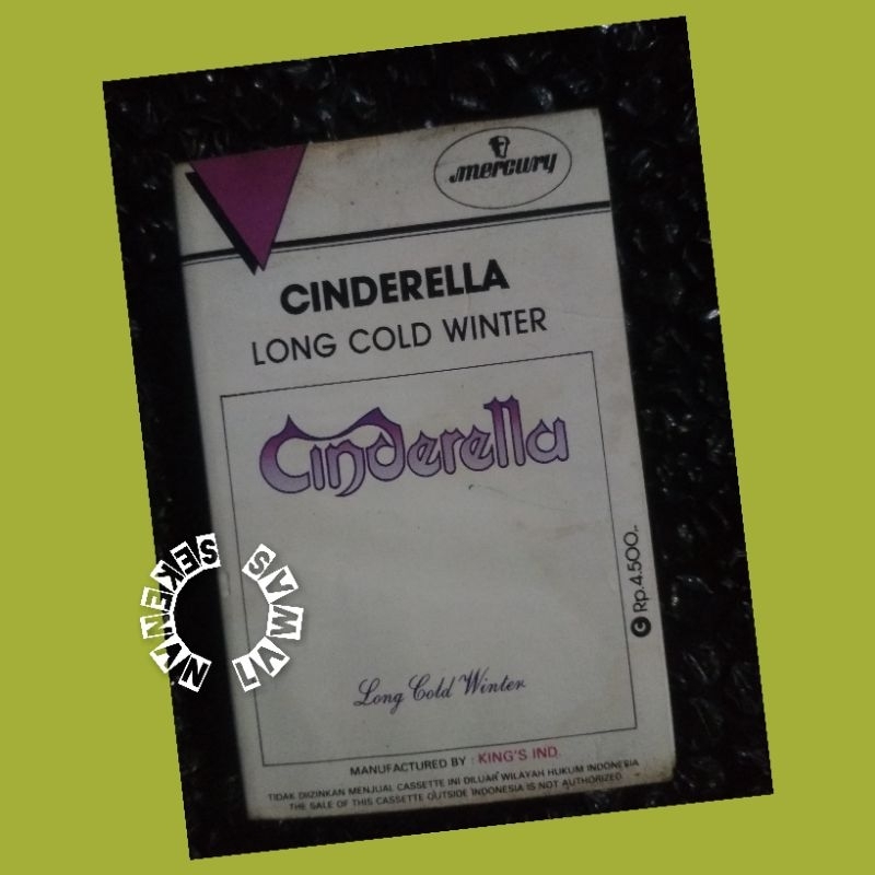Kaset Pita Cinderella - Long Cold Winter /Cover Ada Sedikit Noda