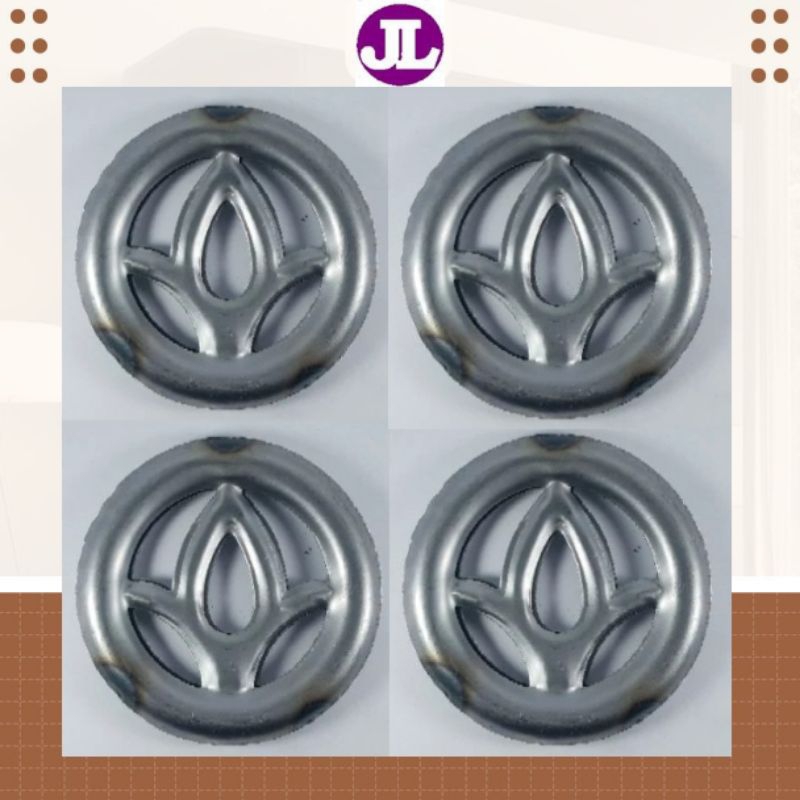 Ring Tulip Tampilan 2 Muka Bolak Balik Aksesoris Ornamen Pagar Besi Tralis Kanopi Railing Tangga Rin