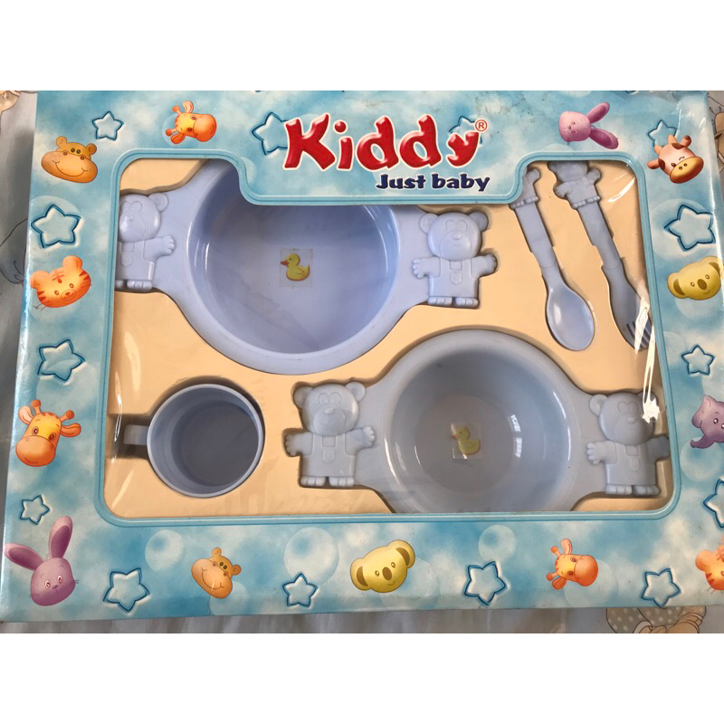 Alat makan baby set merk Kiddy