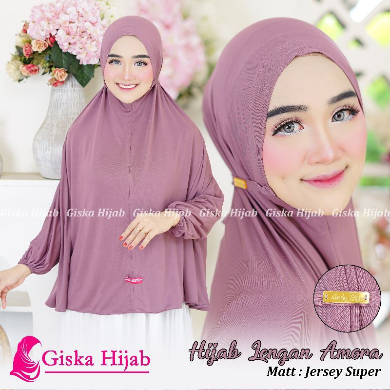 Jilbab Tangan Amora Kerudung Lengan Tali Jumbo Instan Terbaru