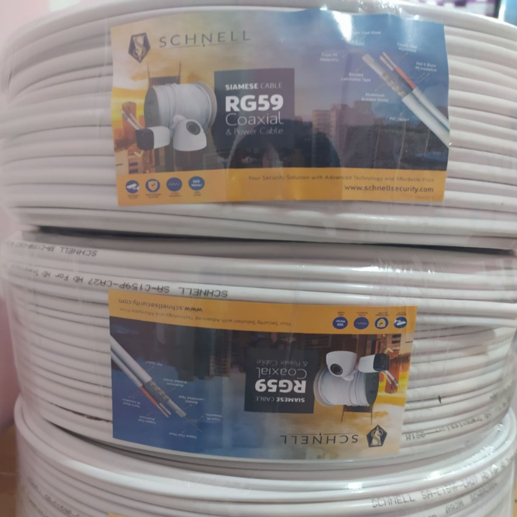 Mycoolcell Kabel Cctv Rg6 100 Meter Kabel Cctv Rg6 100M