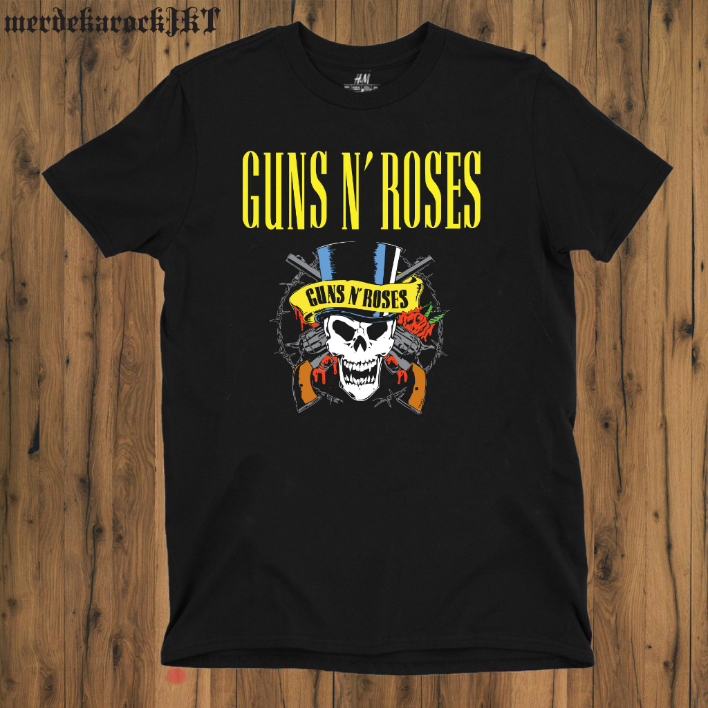 kaos distro GUNS N ROSES GNR kaos distro musik band metal dewasa original