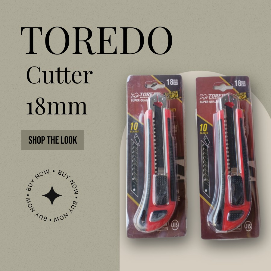 

TOREDO CUTTER 18MM SUPER QUALITY BLADES