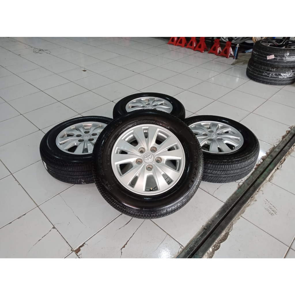 velg mobil inova r15 velg oem copotan toyota ban dunlop