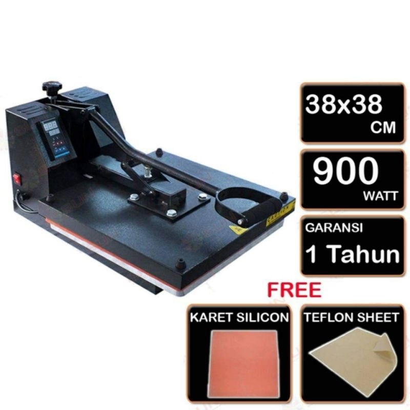 Mesin Press Sablon Kaos Digital DTF DTP DTG SUBLIME POLYFLEX